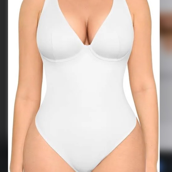 Body suit/ shapewear new without tags super cute. If I had the body, I want it - Picture 1 of 9